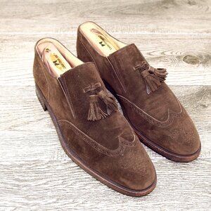 $650 Neiman Marcus GRAVATI Women's 8.5 M Suede Loafer 3423 * add $15 new Trees